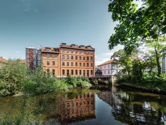 Rückansicht der Bundesakademie Wolfenbüttel